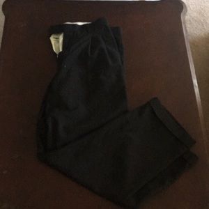 32x29 Men's Pleated Dress Pants Black